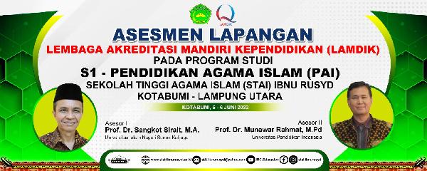 Asesmen Lapangan LAMDIK Pada Program Studi PAI STAI Ibnu Rusyd