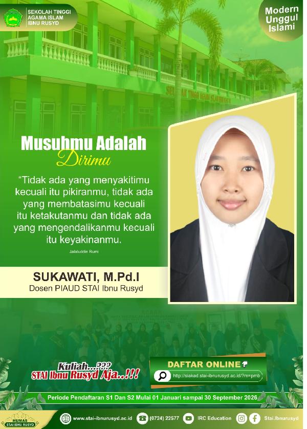 Dosen PIAUD STAI Ibnu Rusyd Ajak Mahasiswa Menaklukkan Diri Sendiri untuk Meraih Kesuksesan