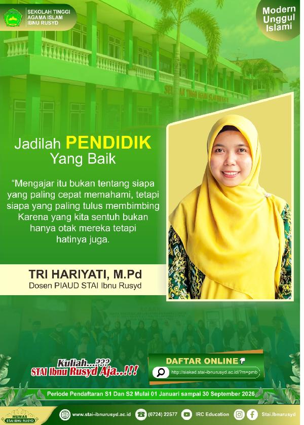 Dosen PIAUD STAI Ibnu Rusyd Dorong Generasi Muda Menjadi Pendidik yang Baik dan Berhati Mulia