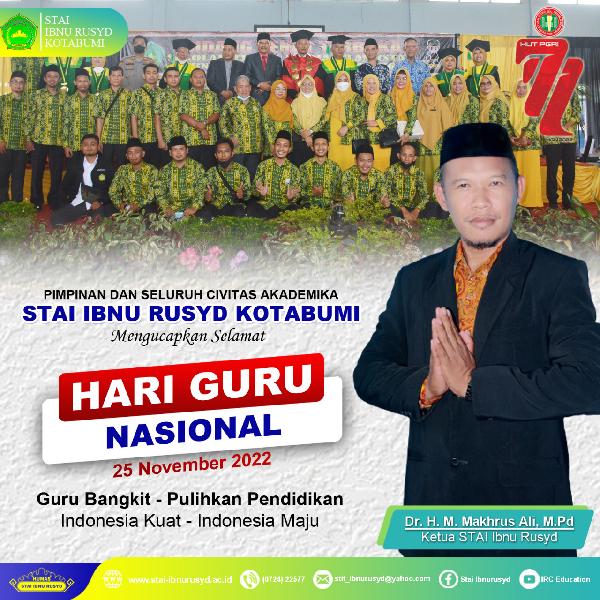  SELAMAT HARI GURU NASIONAL