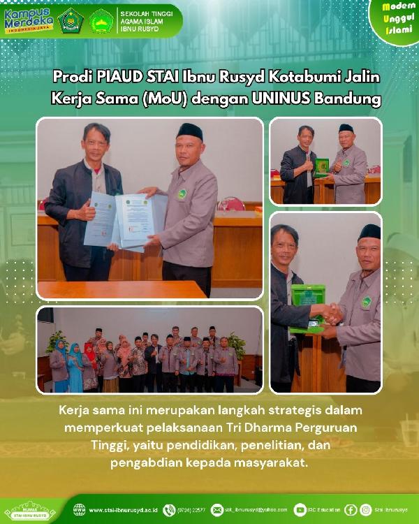 Kerja sama ini merupakan langkah strategis dalam memperkuat pelaksanaan Tri Dharma Perguruan Tinggi,