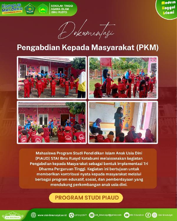 Mahasiswa PIAUD STAI Ibnu Rusyd Kotabumi Laksanakan Pengabdian kepada Masyarakat di TK Tunas Bangsa