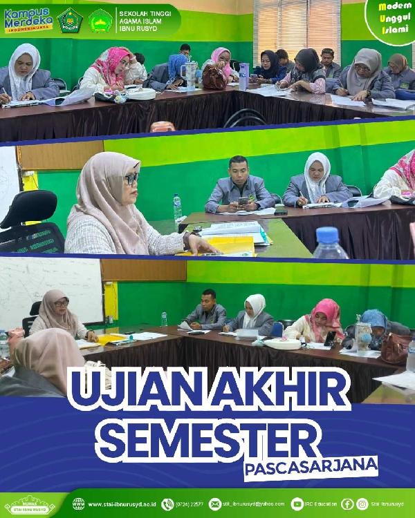 Pascasarjana STAI Ibnu Rusyd Kotabumi Laksanakan Ujian Akhir Semester dengan Tertib dan Kondusif