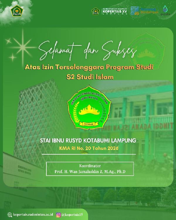Program Magister (S2) Studi Islam