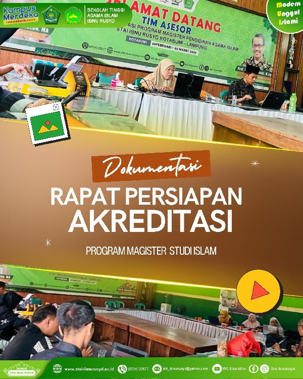 Rapat Persiapan Akreditasi Program Magister Studi Islam STAI Ibnu Rusyd Kotabumi