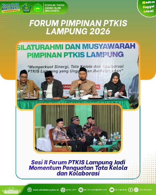 Sesi II Forum PTKIS Lampung Jadi Momentum Penguatan Tata Kelola dan Kolaborasi