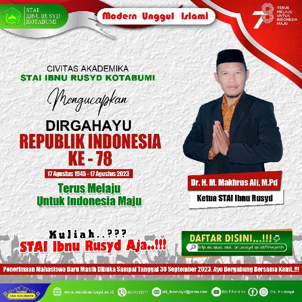 Foto Dirgahayu Republik Indonesia Ke-78