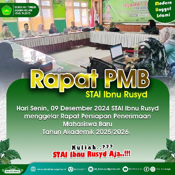 Foto Rapat PMB Tahun 2024