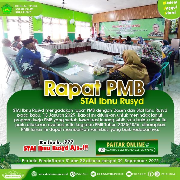 Foto Rapat PMB Tahun 2025