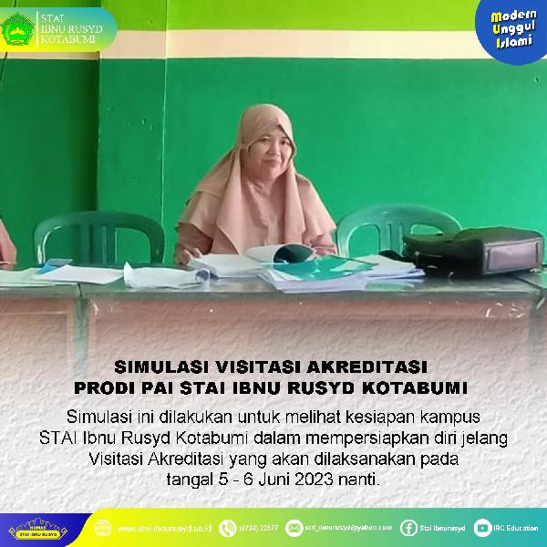 Foto Simulasi Visitasi Akreditasi Prodi PAI